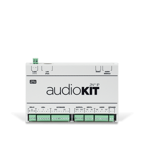 2N® IP Audio Kit - 1x LAN,
  PoE, клавиатура, до 16 кнопок, линейный вход/ выход, логический GPIO,
  аудиомодуль (объем 1 - 100шт) арт. 9154100