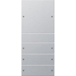 Gira 218426 Комплект клавиш, 4 шт. (1+3), серый алюминиевый арт. 218426