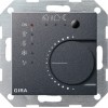 Gira 210028 Многофункциональный термостат Instabus KNX/EIB, антрацит арт. 210028