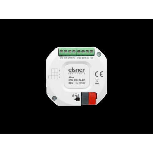 Elsner 70536 KNX S1R-B4-UP DES Привод для 1 Привода с 3 Концевыми выключателями арт. 70536