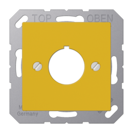 Adattatore per apparecchi di comando con 22,5 mm O, giallo арт. A564GE