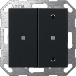 btn
  rocker 2-g blank/arrows OneKNX System 55 black m арт. 5175005