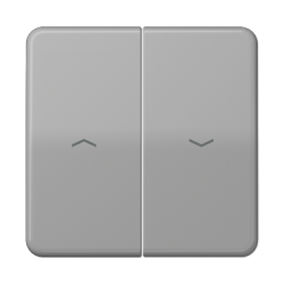 Copritasti con frecce per Switch e pulsante veneziane, grigio арт. CD595PGR