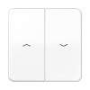 Copritasti con frecce per Switch e pulsante veneziane, bianco alpino арт. CD595PBFWW