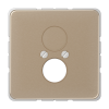 Adattatore per due prese piccole, Modelli in metallo, bronzo dorato арт. CD562GB