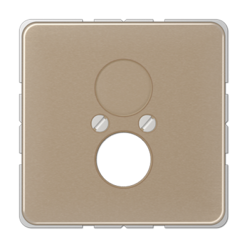 Adattatore per due prese piccole, Modelli in metallo, bronzo dorato арт. CD562GB