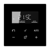Display per termostato ambiente JUNG HOME per inserto termostato ambiente, inserti di commutazione e inserto 3 fili per derivazioni, nero арт. BTLS1791SW