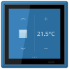 Controller ambientale KNX LS TOUCH con placca singola integrata LS 990, LC32030 арт. LC459D1S211