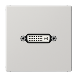 Connettore DVI per il programma LS (comprensivo di supporto ad anello, fissaggio a vite), grigio chiaro арт. MALS1193LG