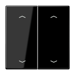 Copritasti con frecce per pulsante KNX 2 canali nero арт. LS102PSW