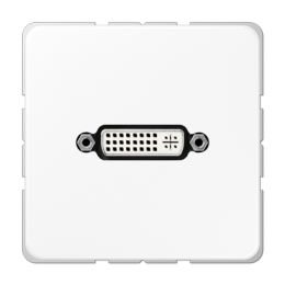 Connettore DVI per il programma CD500 (comprensivo di supporto ad anello, fissaggio a vite), bianco alpino арт. MACD1193WW