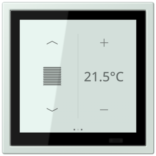 Controller ambientale KNX LS TOUCH con placca singola integrata LS ZERO, LC32034 арт. LCZ459BFD1S215