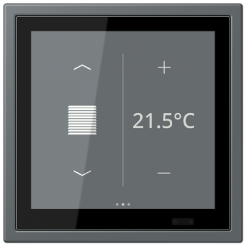 Controller ambientale KNX LS TOUCH con placca singola integrata LS ZERO, LC32010 арт. LCZ459BFD1S202