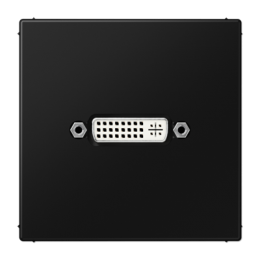 Connettore DVI per il programma LS (comprensivo di supporto ad anello, fissaggio a vite), nero арт. MALS1193SW