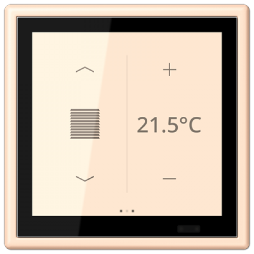 Controller ambientale KNX LS TOUCH con placca singola integrata LS 990, LC32123 арт. LC459D1S238
