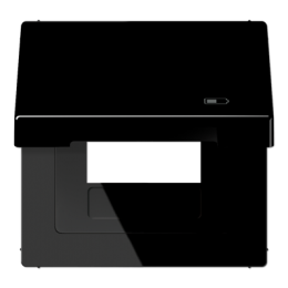 Coperchio a cerniera con simbolo "caricabatteria" per caricabatteria USB, nero арт. LS990BFKLUSBSW