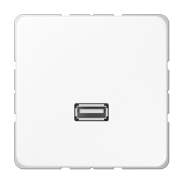 Connettore USB per il programma CD500 (comprensivo di supporto ad anello, fissaggio a vite), bianco alpino арт. MACD1122WW
