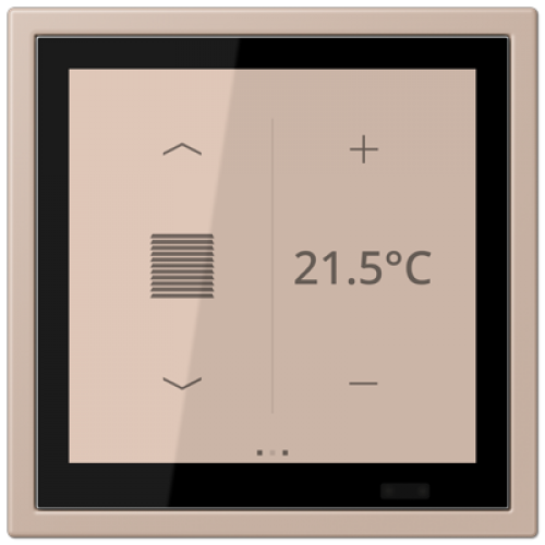 Controller ambientale KNX LS TOUCH con placca singola integrata LS ZERO, LC32131 арт. LCZ459BFD1S240