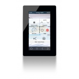 4.3” KNX CAPACITIVE TOUCH PANEL - IP CONNECTIVITY - GLASS - BLACK арт. TP43I11KNX-GL-3