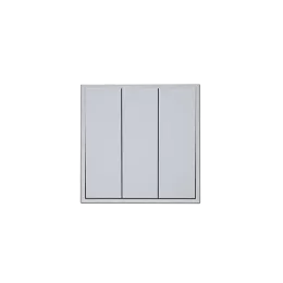 Выключатель 3-клавишный серии Tile, пластик (без рамки)
