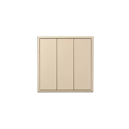 Выключатель 3-клавишный нажимной серии Tile, пластик (без рамки)