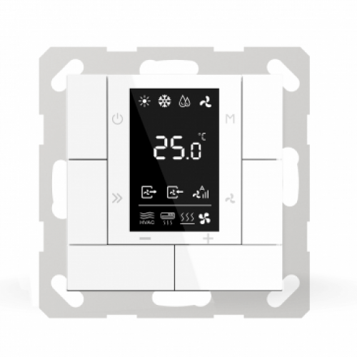 KNX Multi-function Thermostat, 55mm (White)