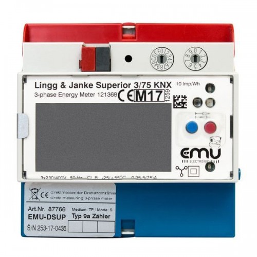 EZ-EMU-DSUP-D-REG-FW KNX EMU улучшенный счетчик электроэнергии