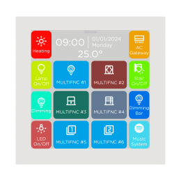 iX3 4" KNX  сенсорная панель, Белый