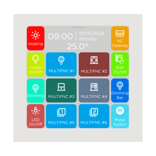 iX3 4" KNX  сенсорная панель, Белый