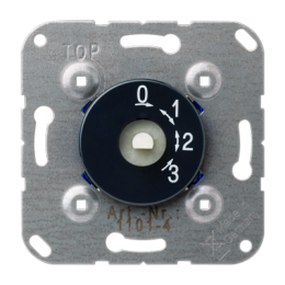 Switch c potenziometro rotativo 16 AX 250 V~, selletore antracite арт. 1101-4