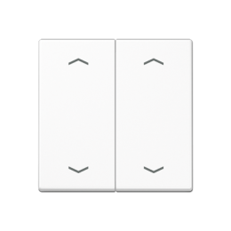Copritasti con frecce per pulsante KNX 2 canali bianco alpino арт. A102PWW