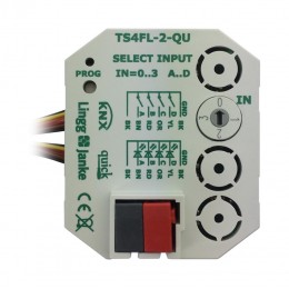 TS4FL-2-QU Интерфейс быстрого доступа KNX для 4 отдельных кнопок со светодиодом, с отдельными проводами