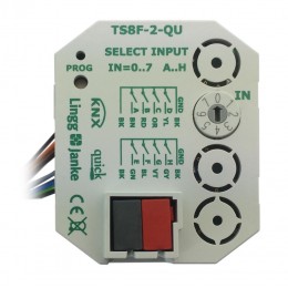 TS8F-2-QU Интерфейс быстрого нажатия KNX для 8 отдельных кнопок, с отдельными проводами