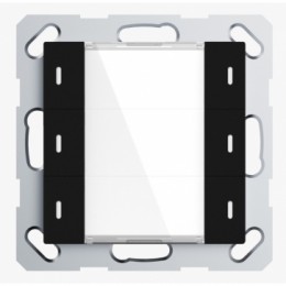 KNX Push Button Sensor Plus, 3-gang, 55mm