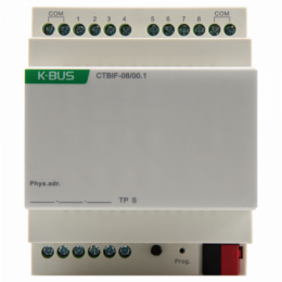 KNX Universal Interface 8-Fold, DIN-rail Mounted